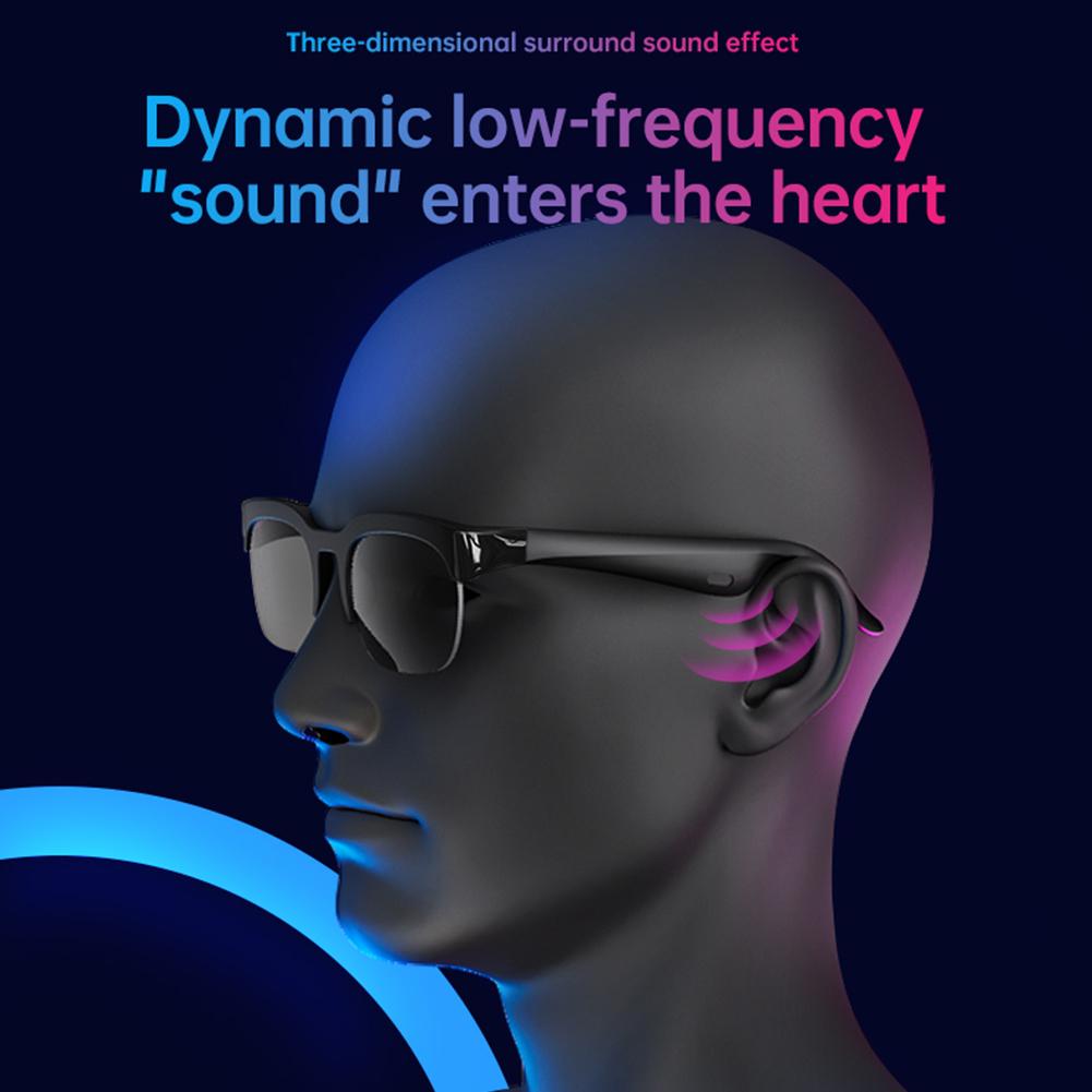 New AI Intelligent Translator Bluetooth Smart Glasses Men 110 Language AI Anti-UV Translation Bluetooth Glasses Women