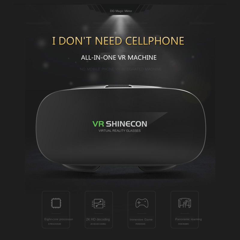 VR SHINECON Ture Virtual Glasses SC Ai06 2G+16G VR all in one AR Glasses With Screen HD 2K 3D 2560x1440 Game bluetooth Wifi OTG - Image 3
