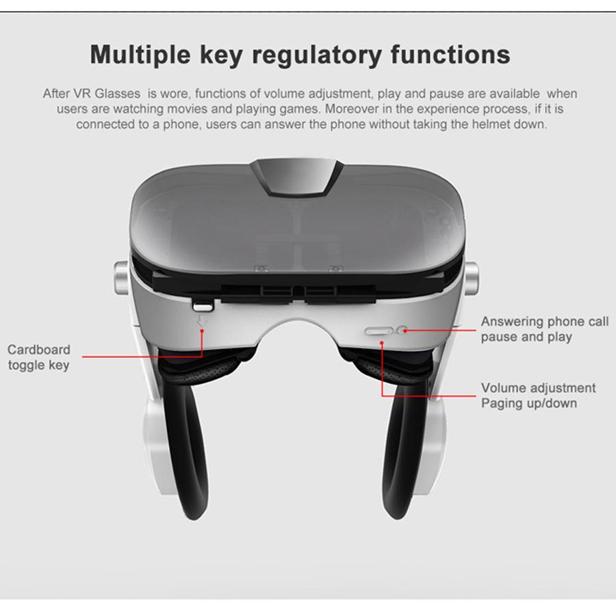 3D VR Glasses Virtual Reality Headset Phone Viar Device Helmet Lenses Goggles Smart Smartphones Headphone Controller Mobile Game - Image 4