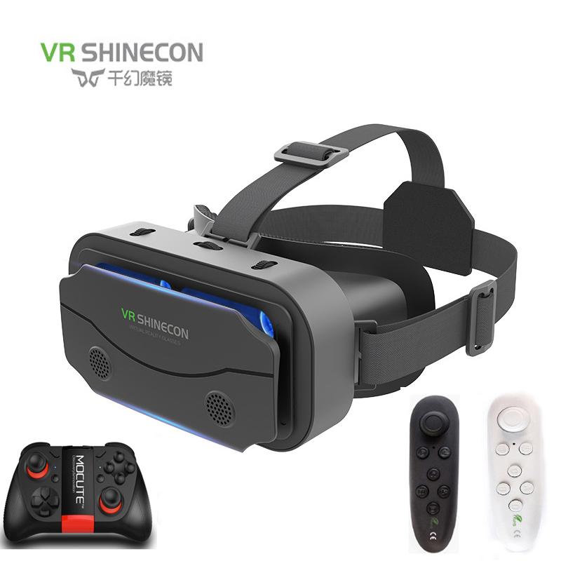 Why SHINECON 3D Helmet Headset Virtual Reality Glasses 3D Goggles with Immersive Sound for Google Cardboard 5-7'' Mobile Device Compatible is Changing the Game in 2024