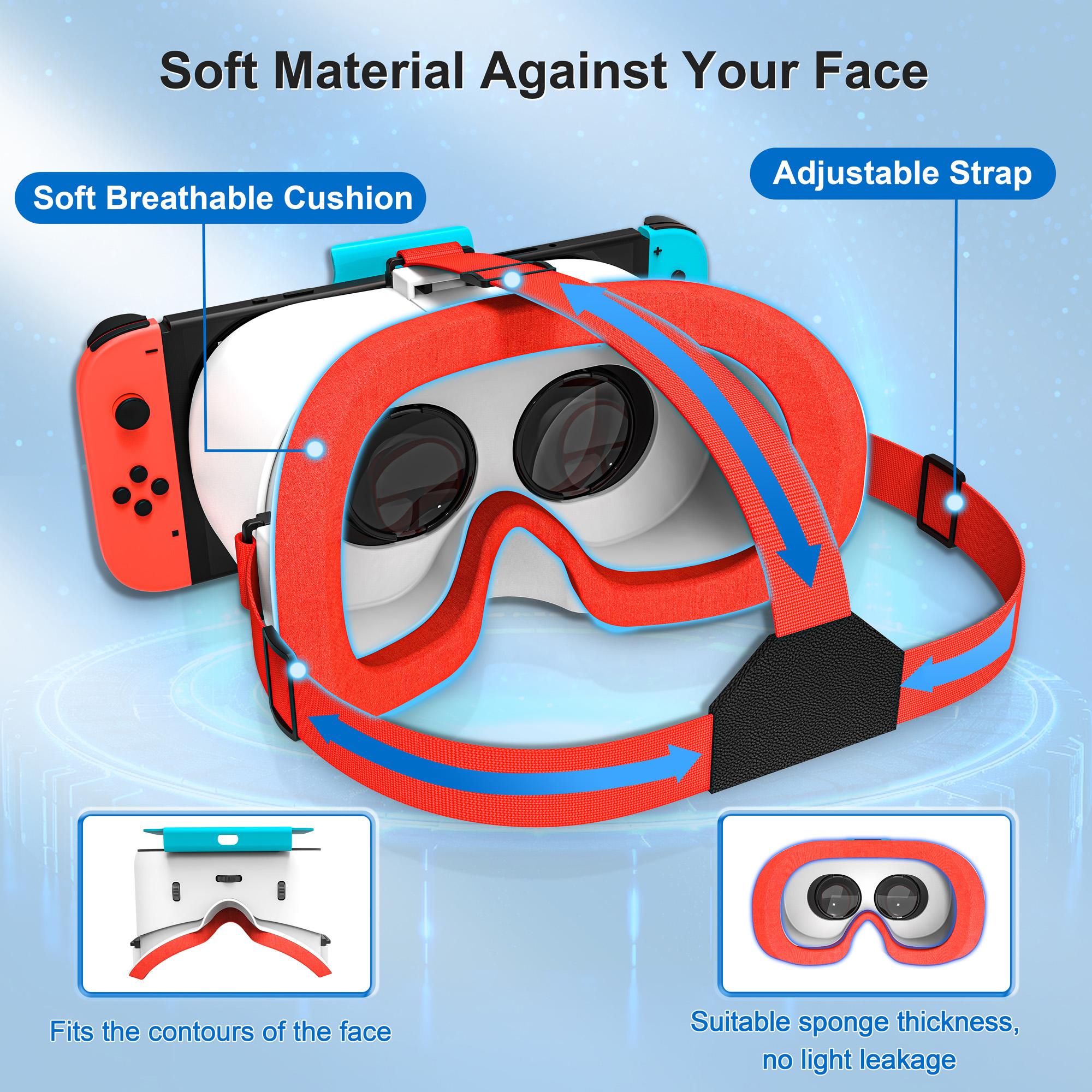 How VR Glasses for Nintendo Switch OLED 3D Glasses Virtual Reality Movies for Switch Game Headset Adjustable Big Lens VR Glasses Can Transform Your Daily Routine